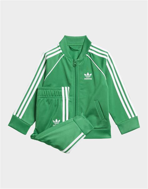 adidas anzug grün kinder|adidas Adicolor SST Trainingsanzug .